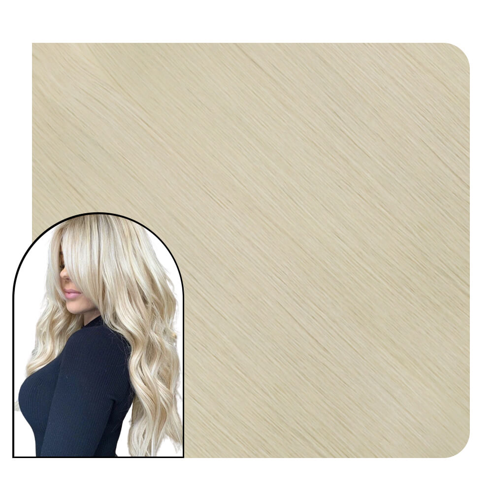 [Virgin+] Seamless Injection Tape in Hair Extensions Hair Platinum Blonde #60