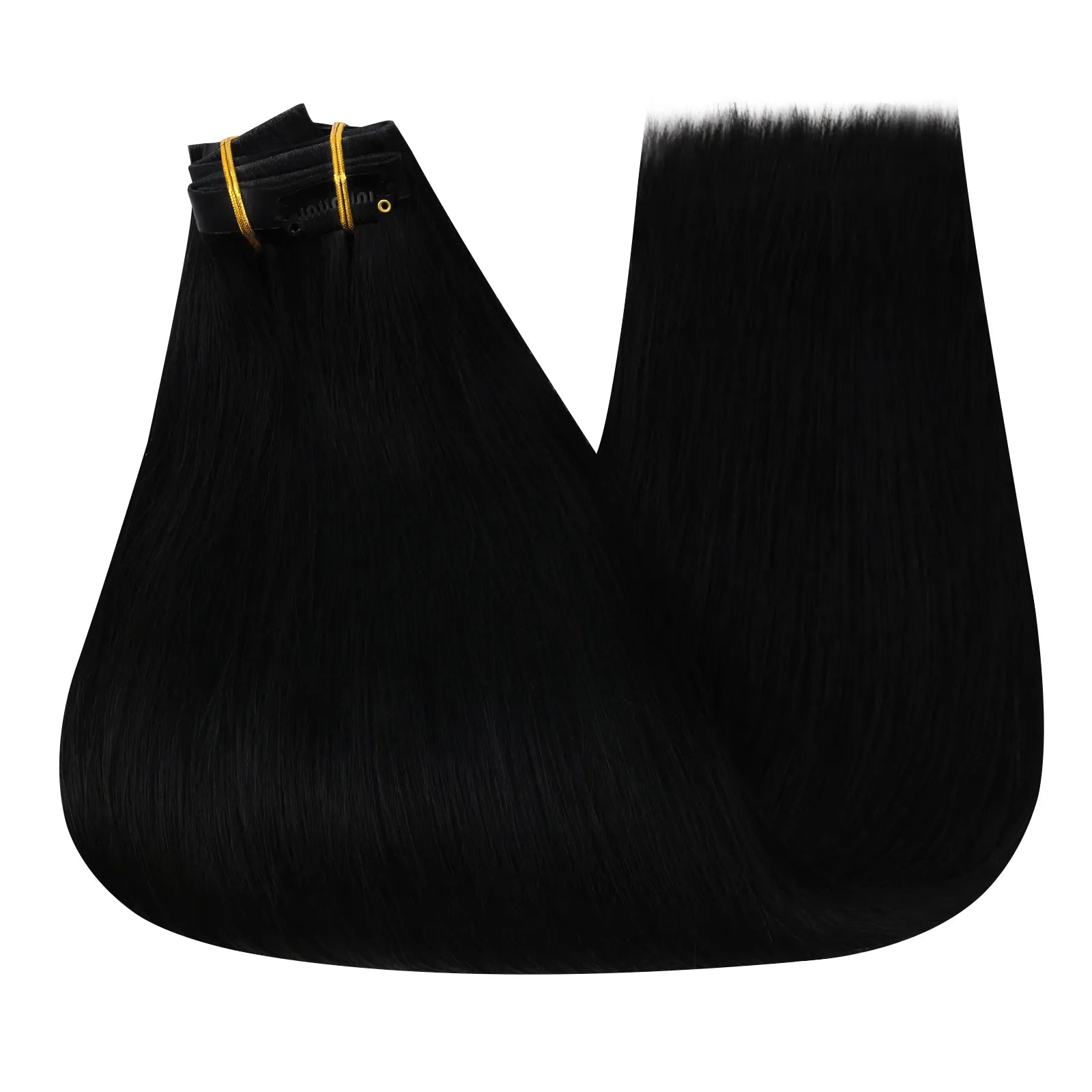 100% remy human hair seamless clip ins