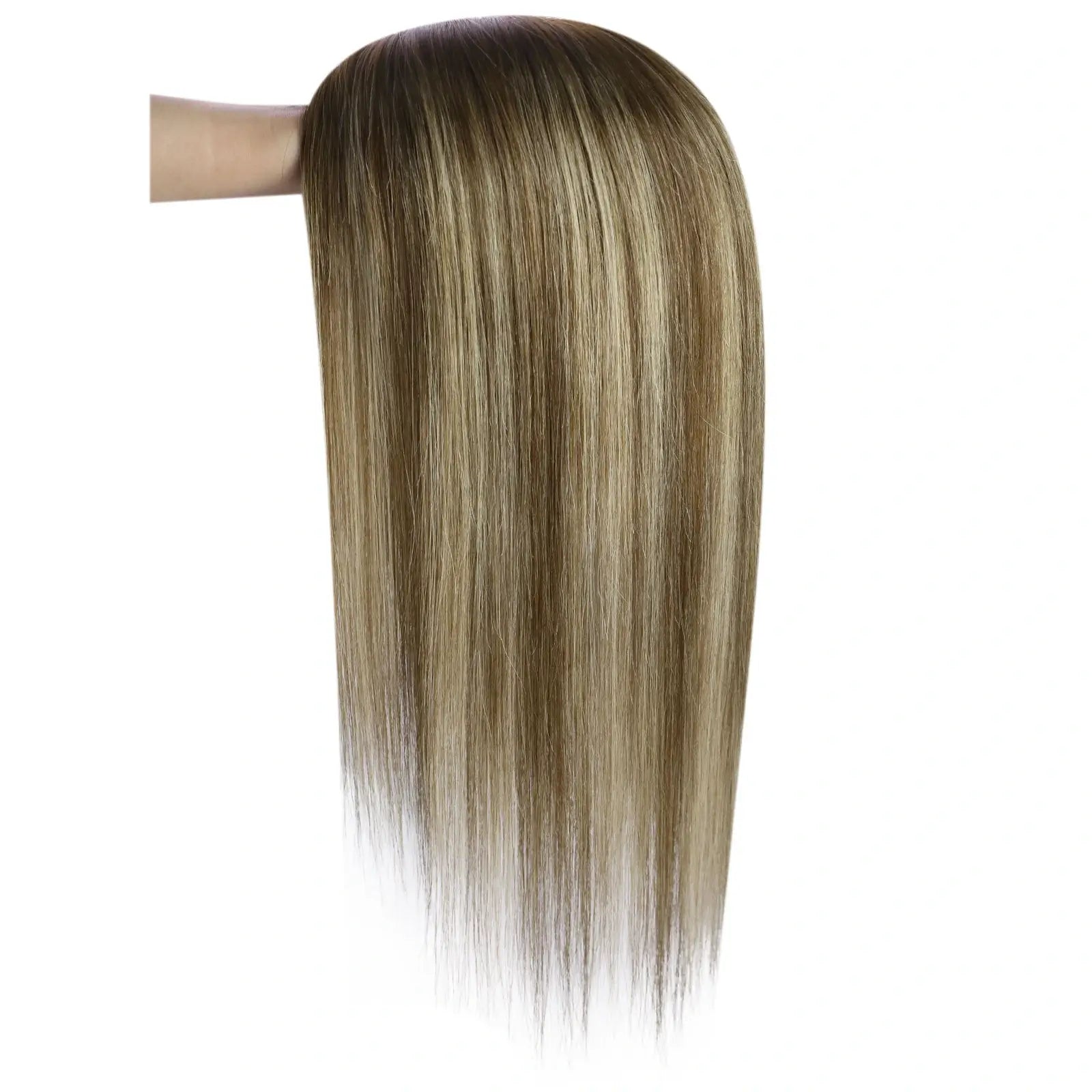Brown With Highlights Wiglets For Thinning Hair