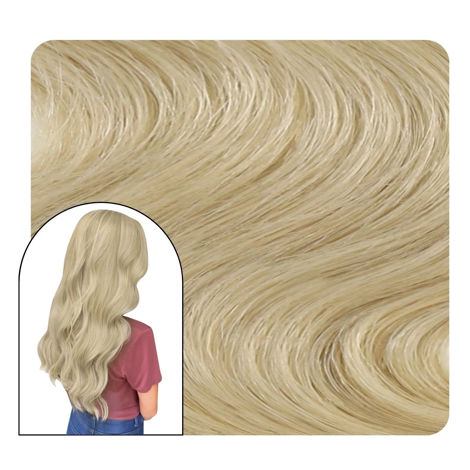 [Pre-sale][Virgin Hair] Cuticle Intact Genius Weft Hair Extensions Beach Wavy #60