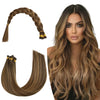 Invisible Virgin Hand-tied Hair Weft Human Hair Extensions For Women #DU
