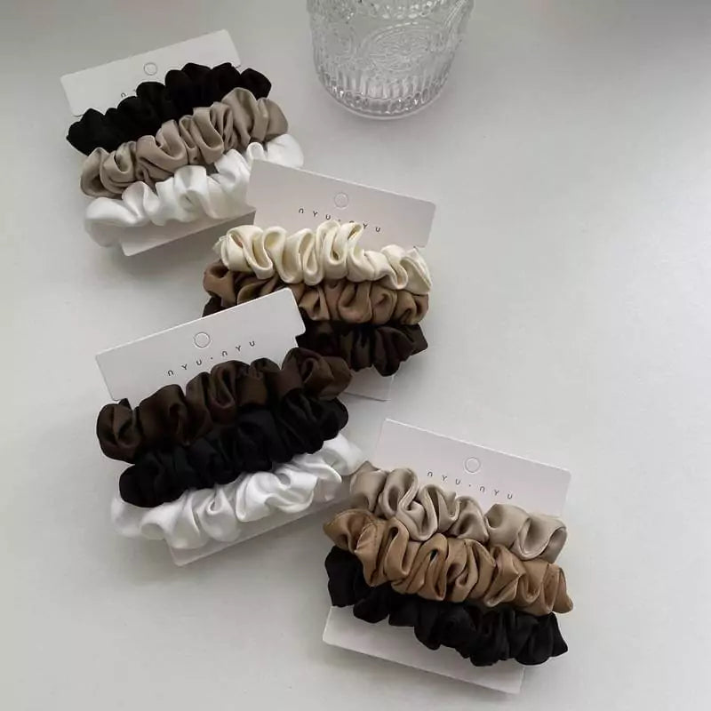 Hair Scrunchies Hair-Friendly Silk Scrunchie For Long Hair