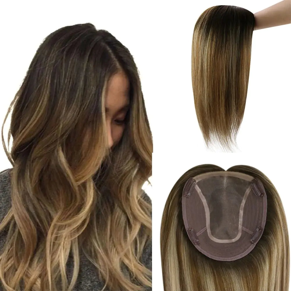 virgin hair toppers without bangs