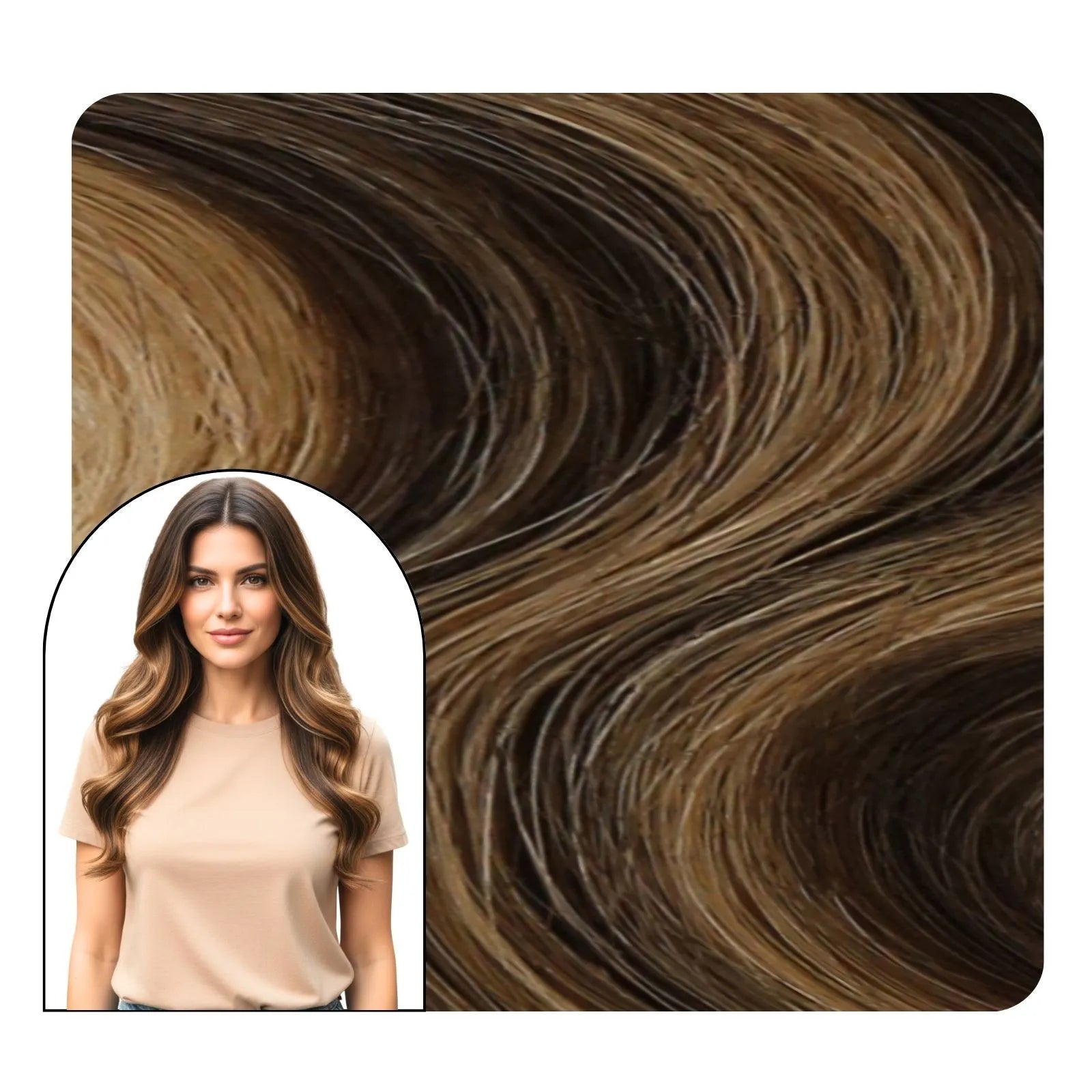[Pre-sale][Virgin Hair] Invisible Genius Wefts Hair Extensions Wavy Hair #BM
