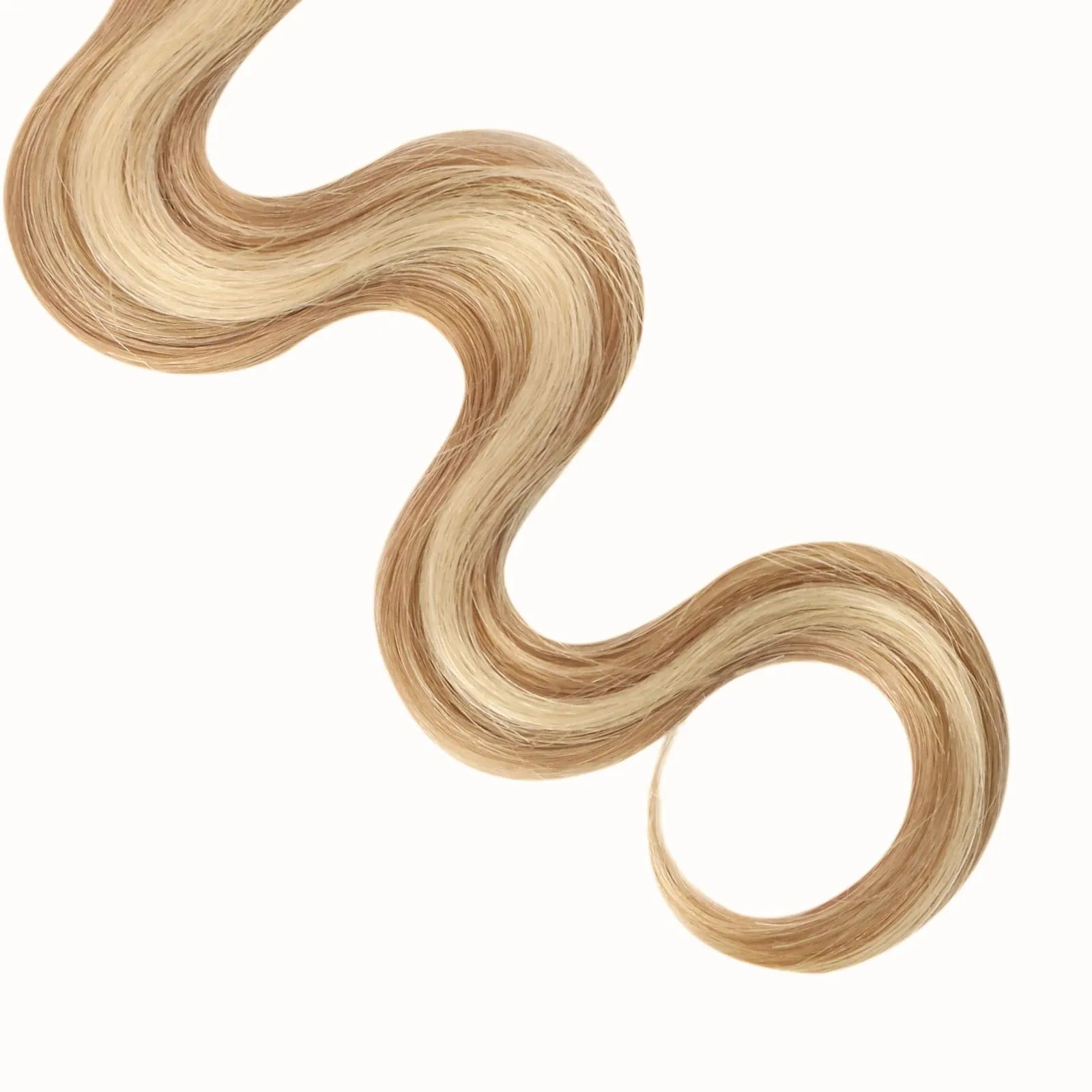 Tape in Hair Body Wave Ash Blonde Highlighted