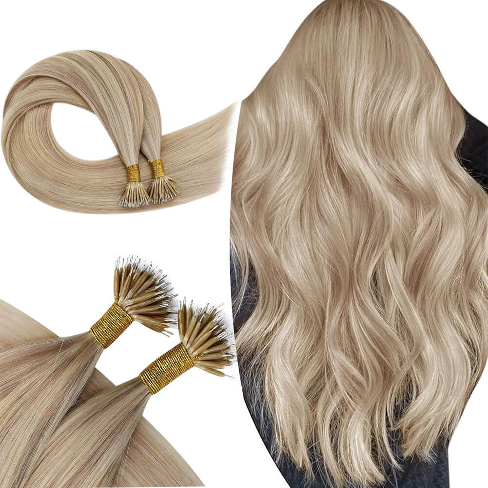 Nano Bead Hair Extensions Human Hair