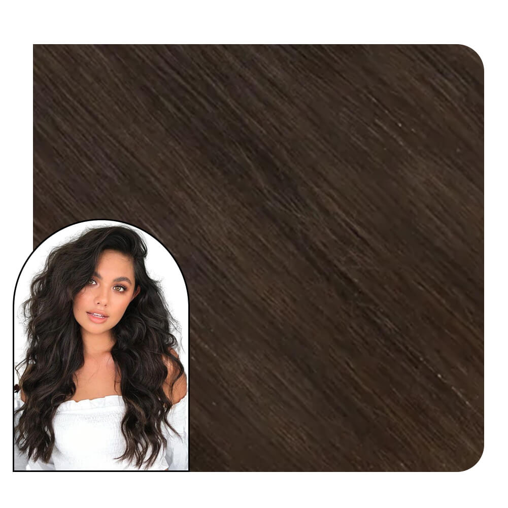 human clip in hair extensions 18 inch