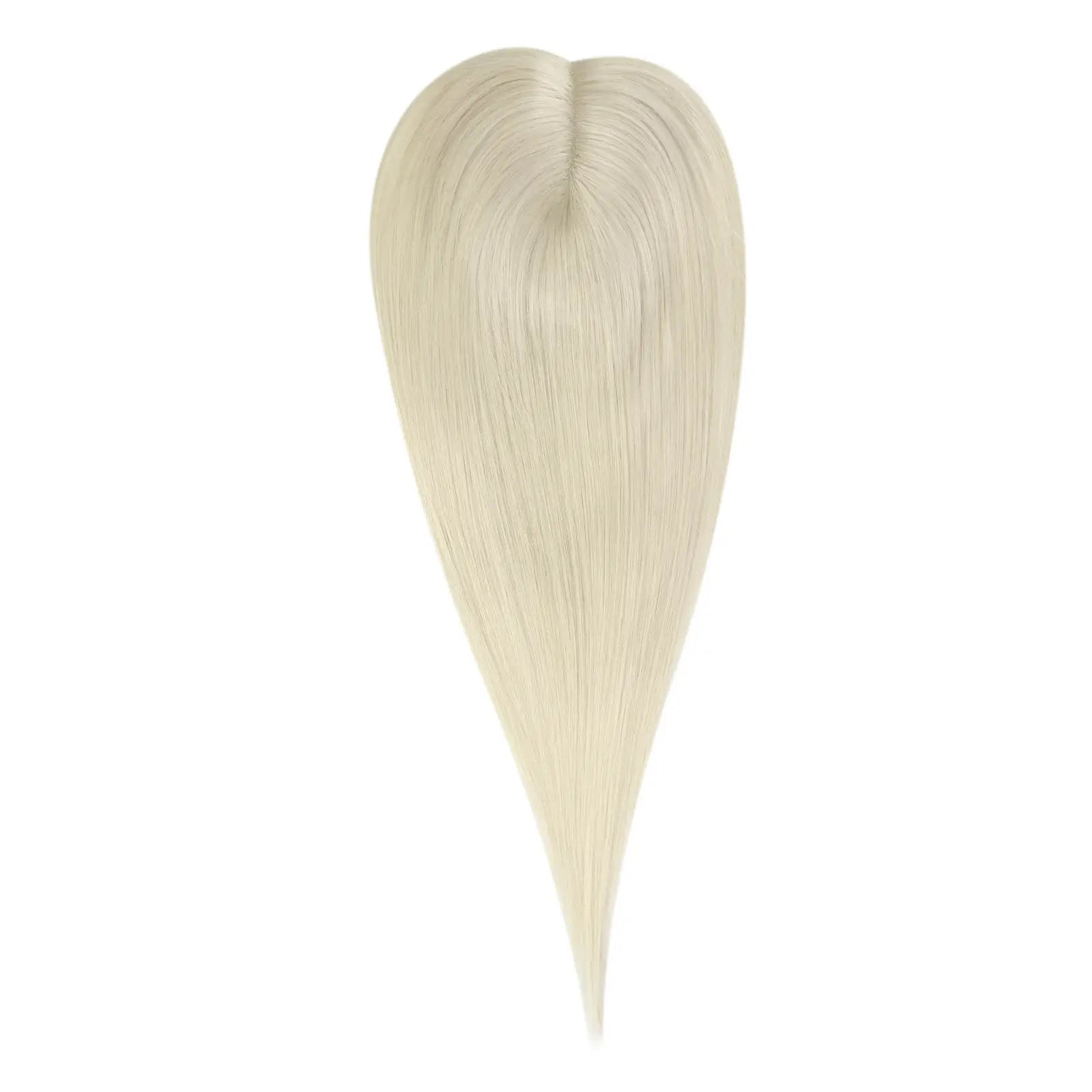 Pure blonde hairpieces real human hair for women