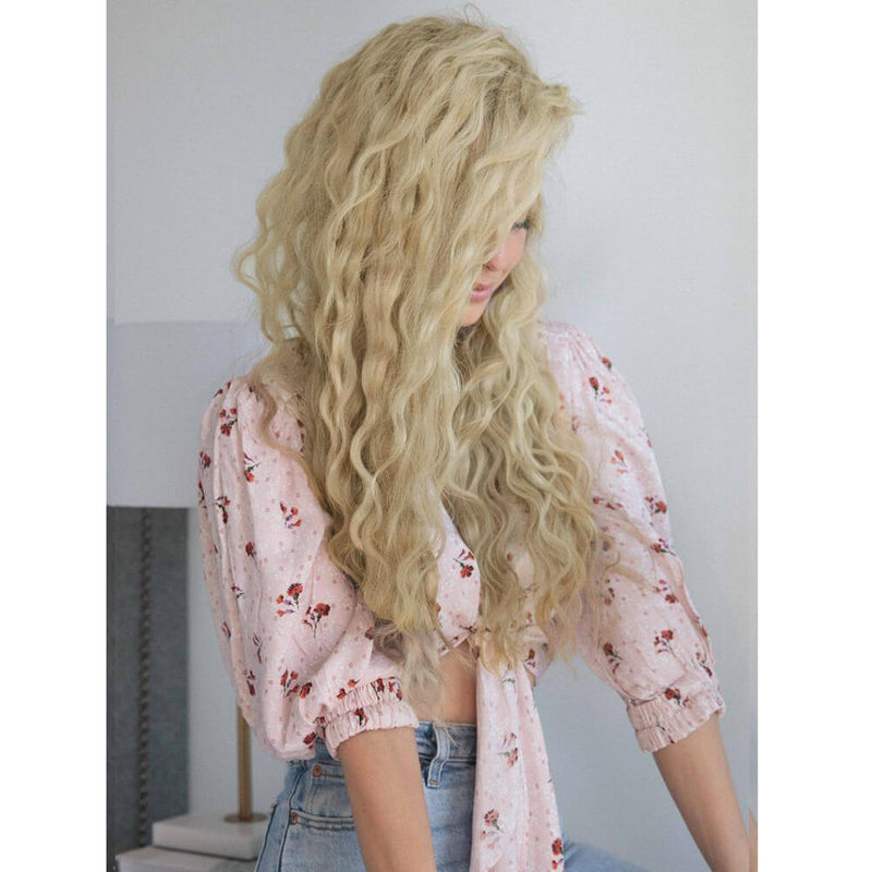 Curly Clip in Extensions 100% Human Hair Spiral Curly Blonde #613