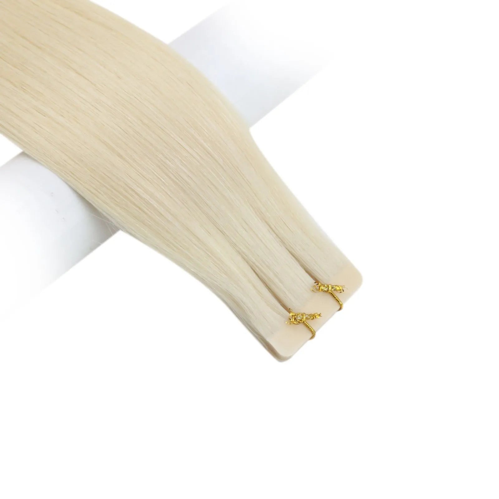 Non Pre‑Taped Virgin Tape In Hair Extensions Blonde Hair
