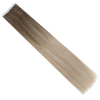 Balayage Ombre Tape in Hair Extensions Brown to Blonde Tape in Extensions