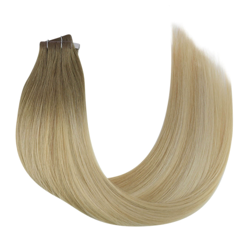 human hair extensions virgin tape in hair