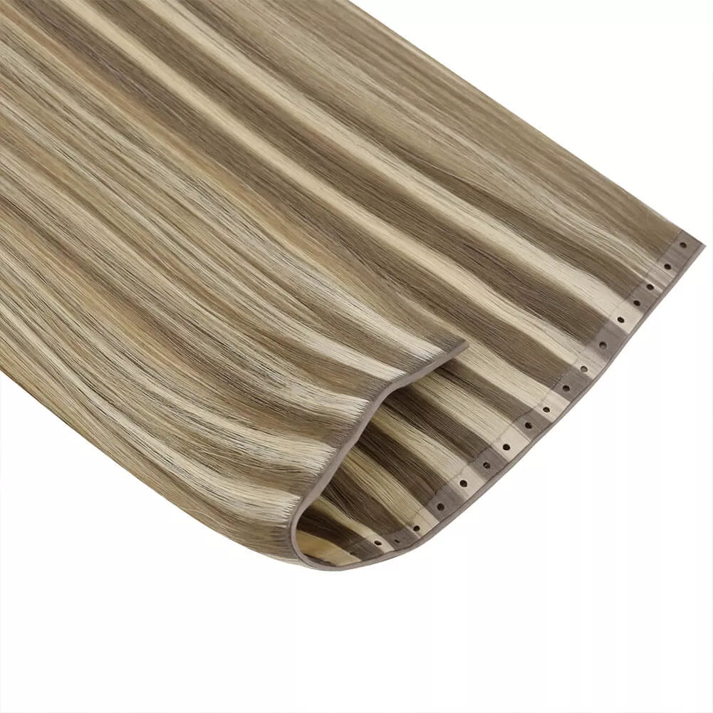 hole weft hair extensions butterfly wefts