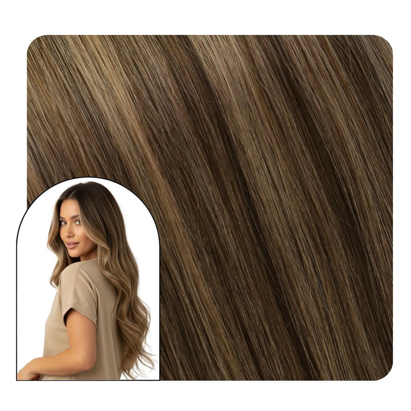 butterfly weft human hair extensions seamless weft hair extensions brown for thin hair