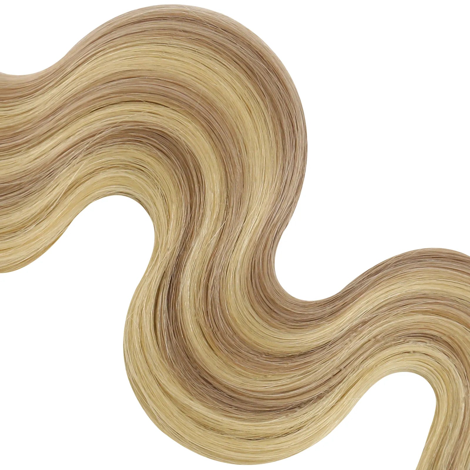 PU Injection Tape in Hair Body Wave Ash Blonde Highlighted