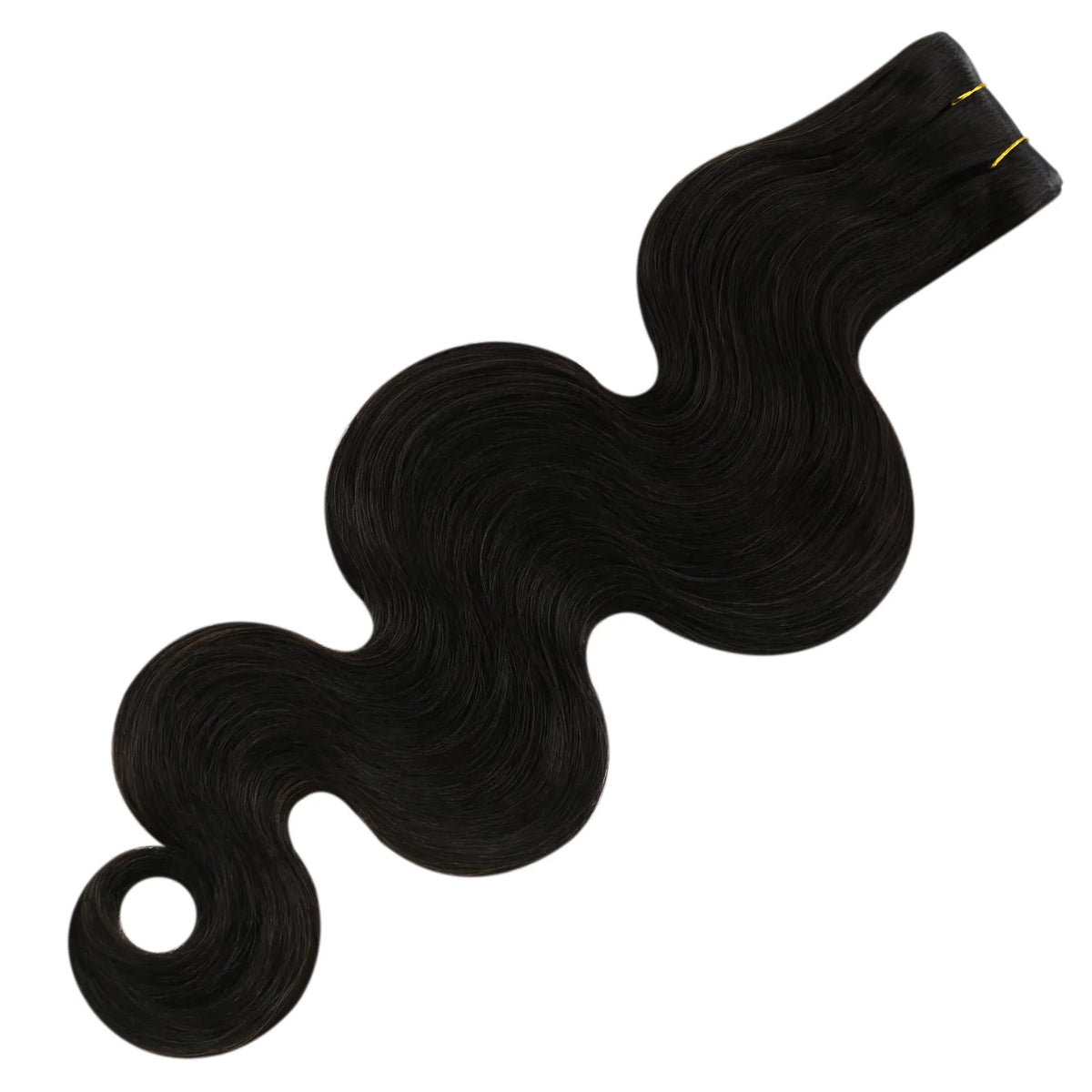 butterfly weft extensions body wave black hair for women