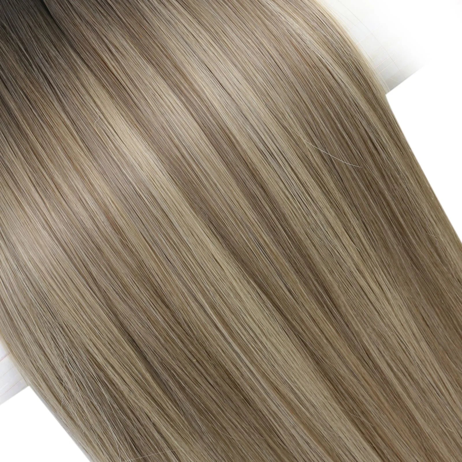 [Pre-Sale] Virgin Butterfly Weft Hair Extensions Cream Blonde Balayage #5/7/20