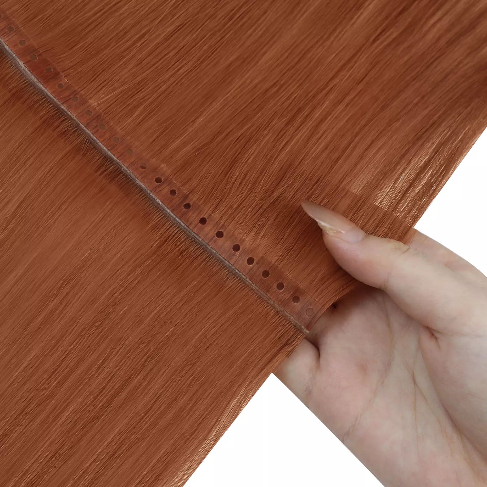 butterfly weft extensions copper color