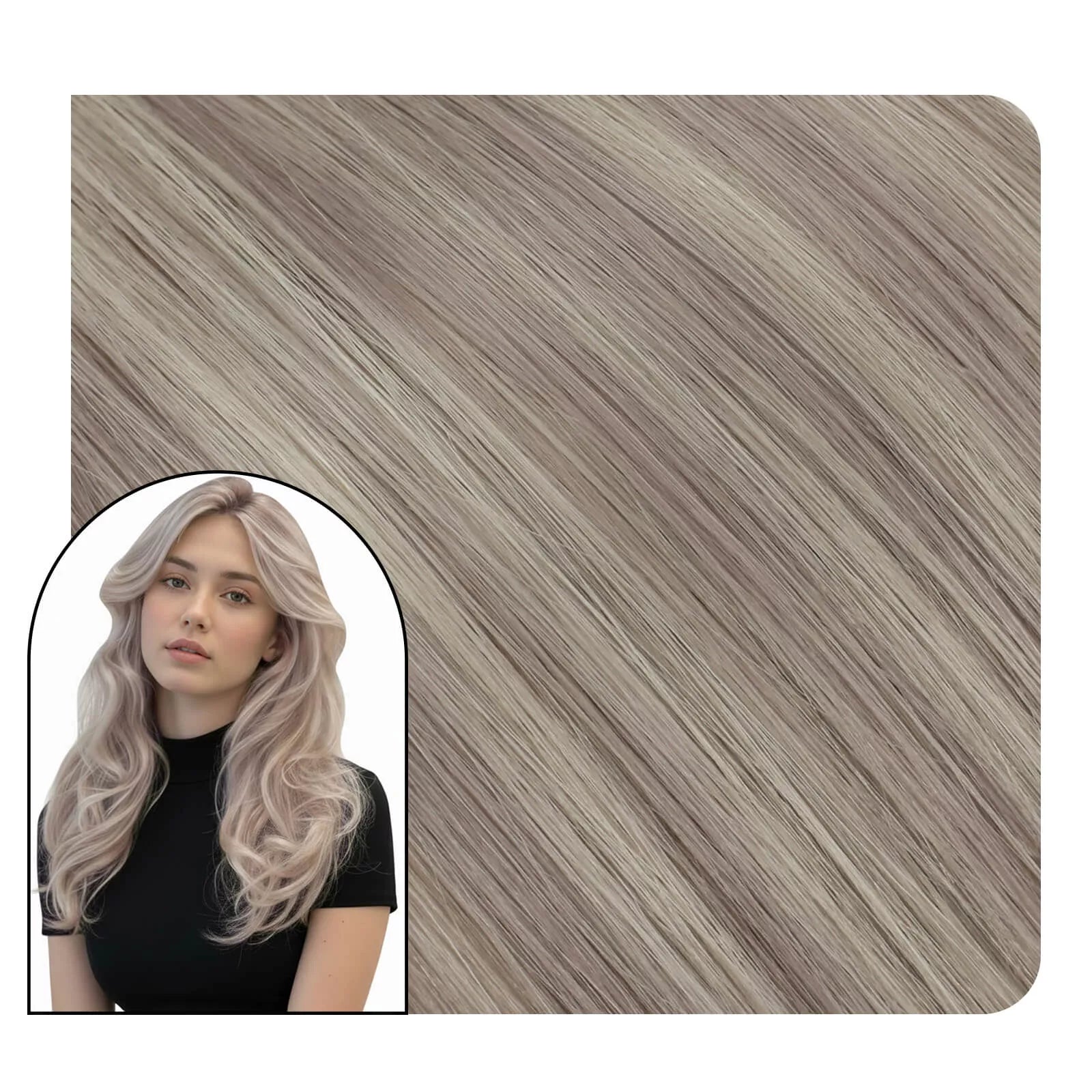 virgin hair butterfly weft hair extensions highlight blonde hair