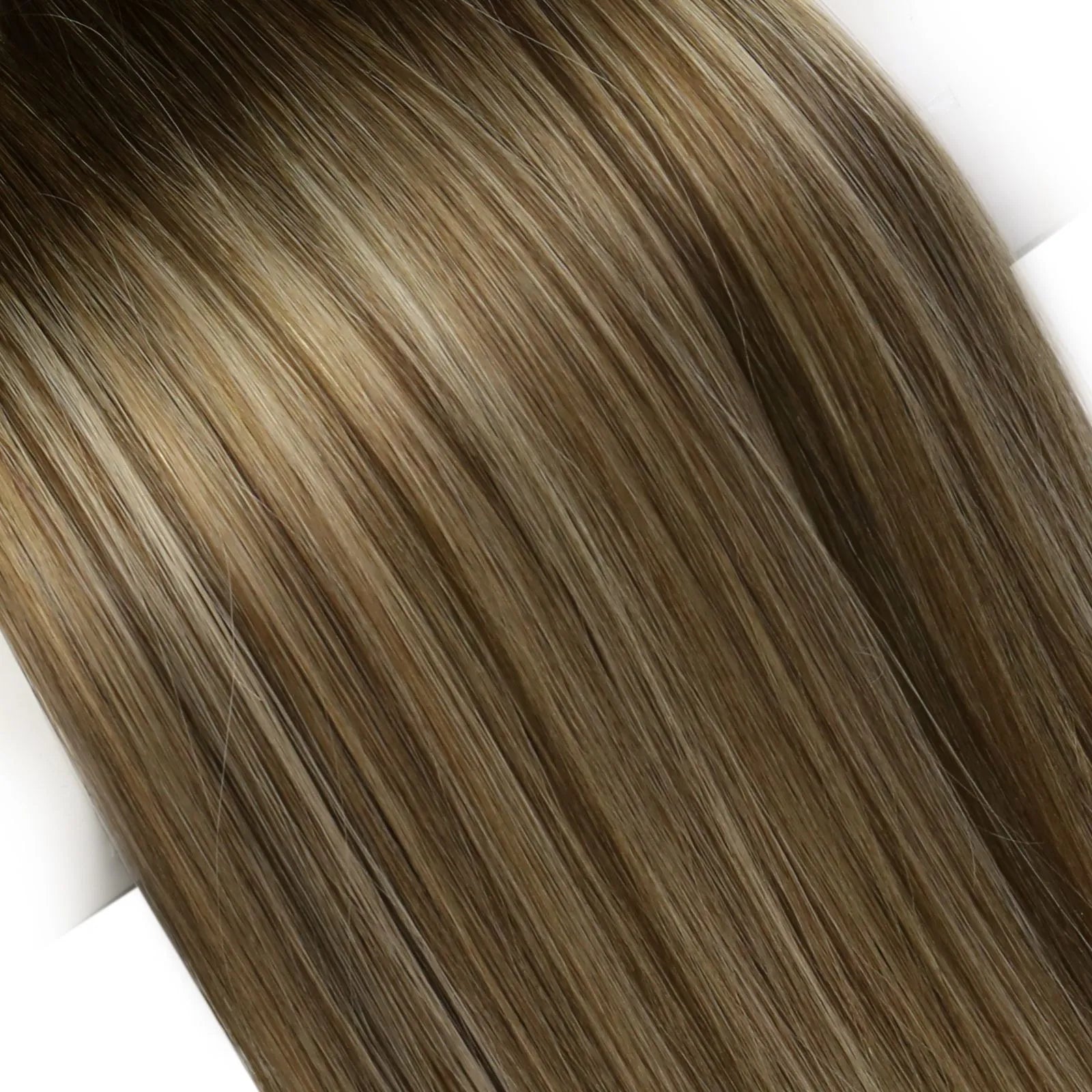 [Pre-Sale] Virgin Butterfly Weft Hair Extensions Sunkissed Brown Balayage #4/8/27/4