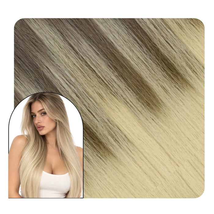 [Pre-Sale] Virgin Butterfly Weft Hair Extensions Brown Beige Blonde #BA8/60