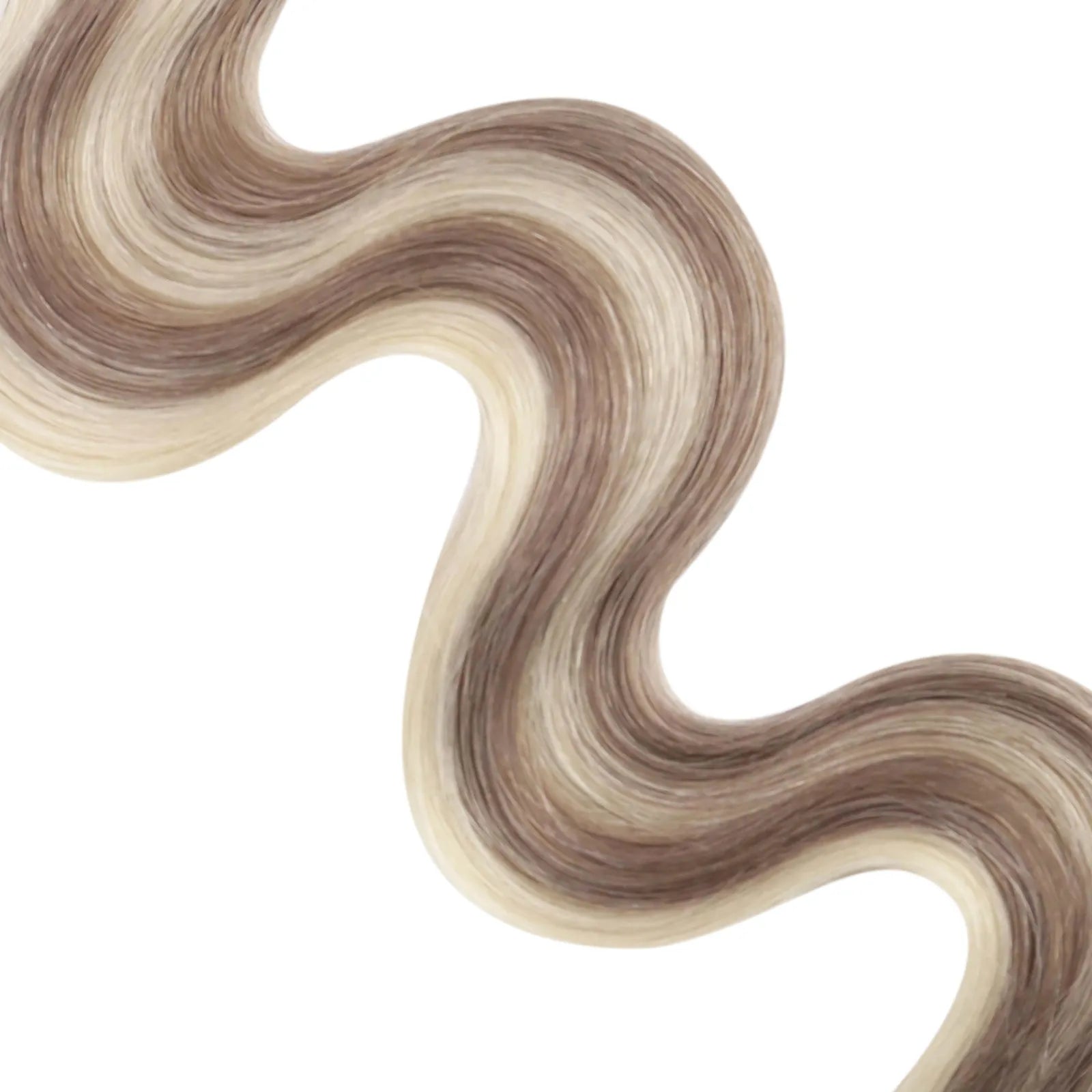 [Pre-sale] Wavy Butterfly Weft Hair Extensions Highlighted Blonde #P19/60
