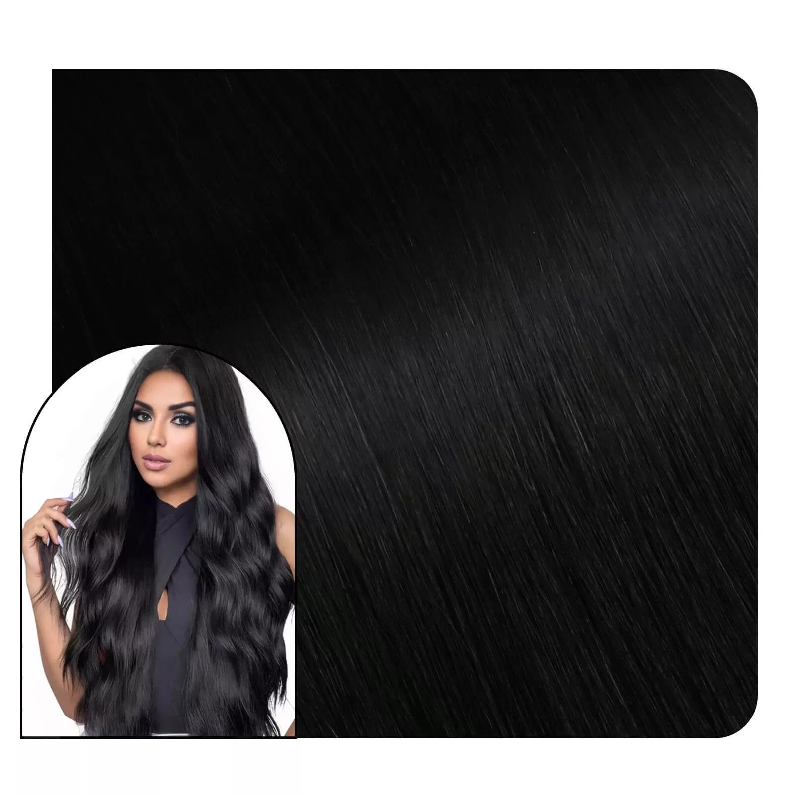 Butterfly Weft Extensions For Black Hair