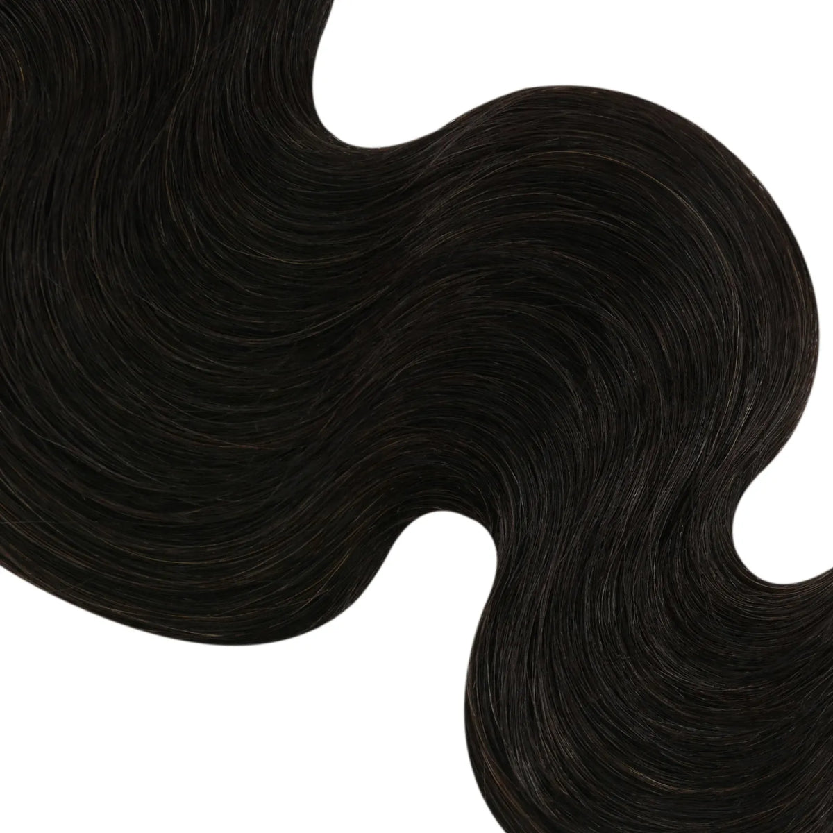 [Pre-sale] Butterfly Hair Extensions Body Wavy Human Hair Off Black #1B