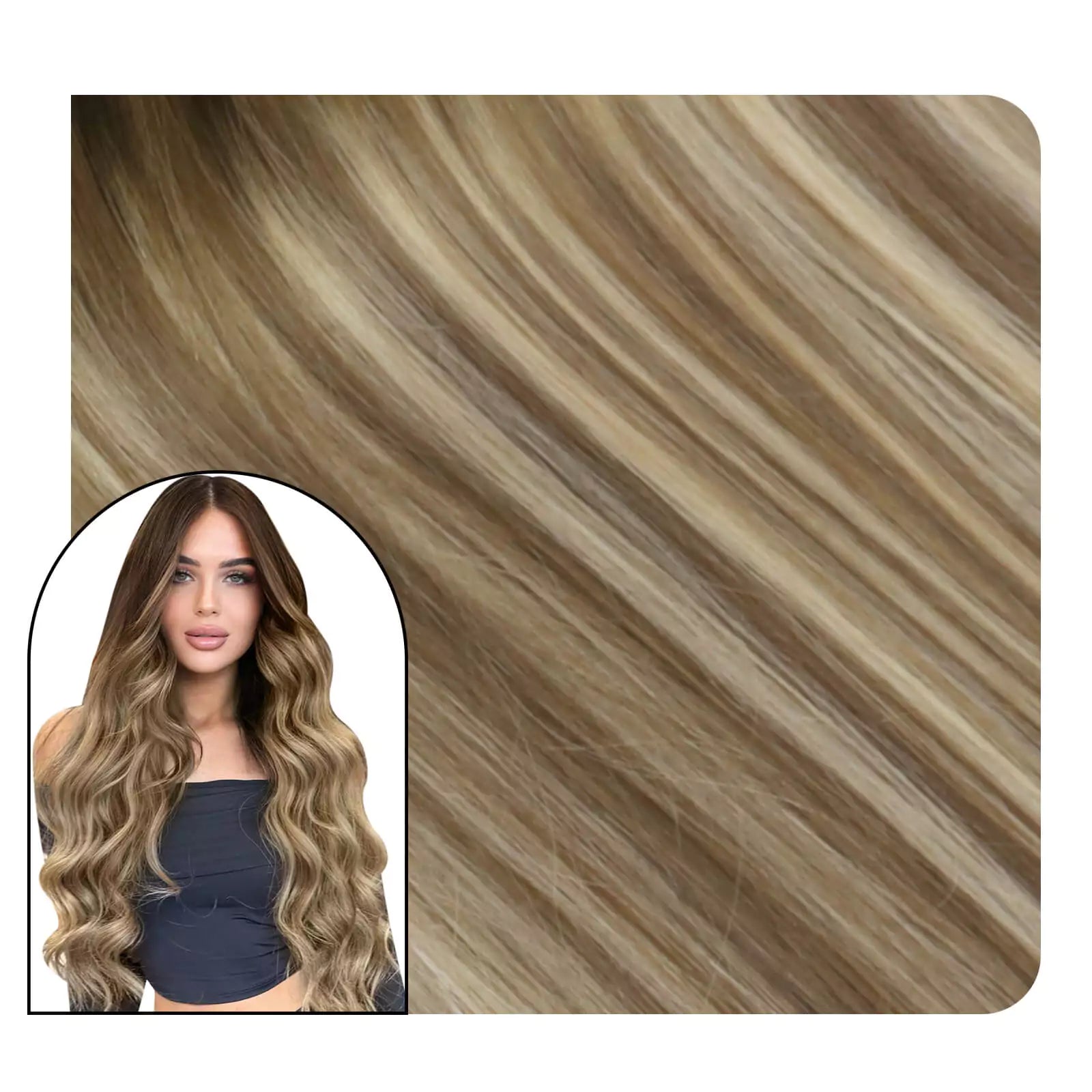 real hair extensions clip in human hair for women