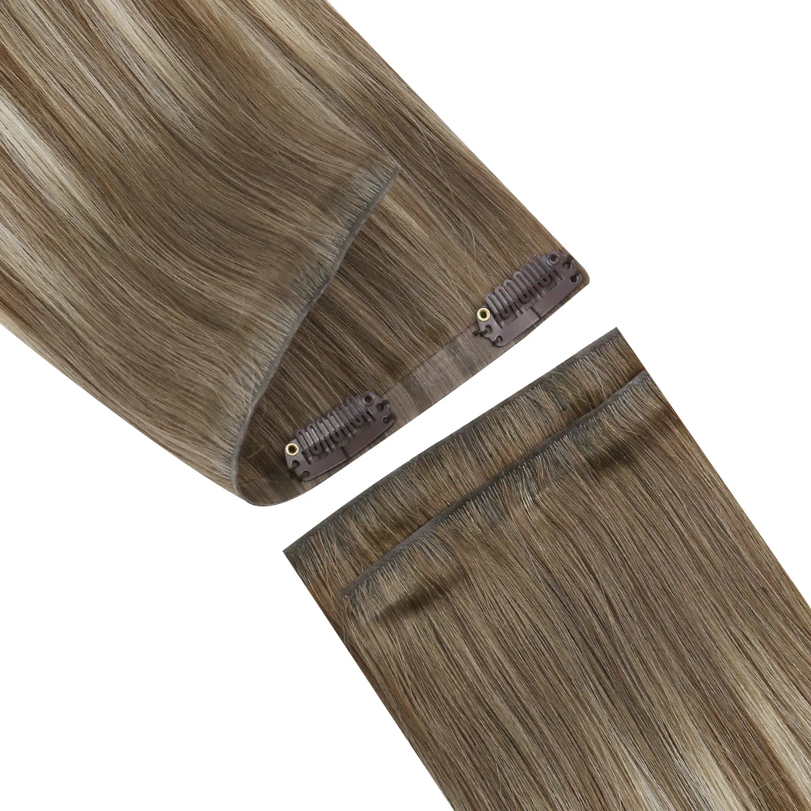 seamless clip in extensions blonde hair for thin hair