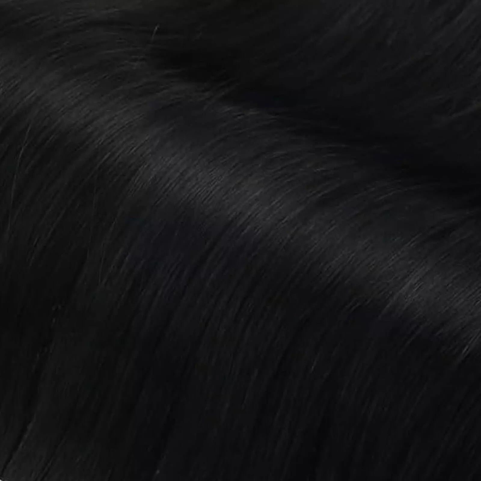 Clip in Hair Extensions Human Hair Jet Black #1