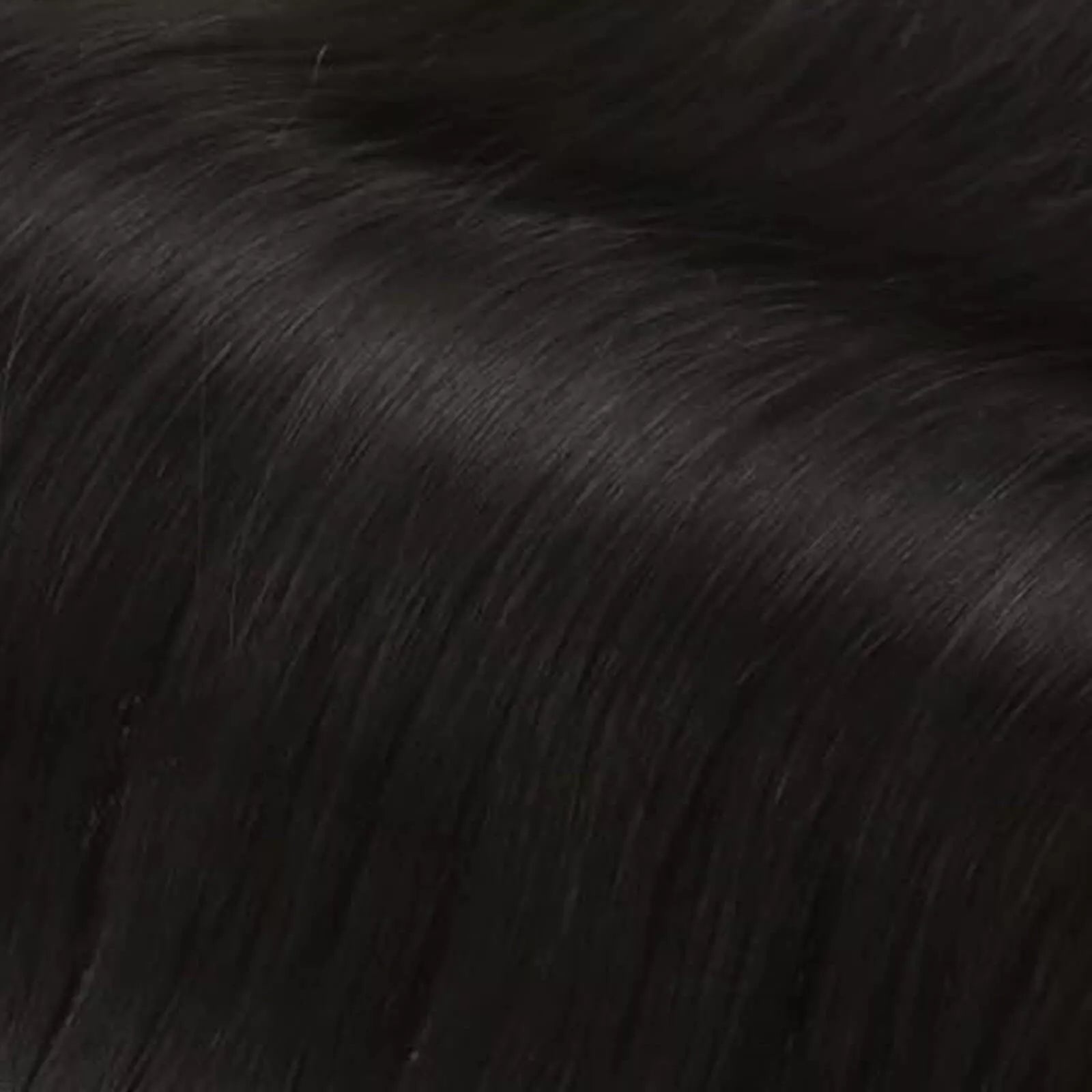 Clip in Hair Extensions Human Hair Natural Black #1B