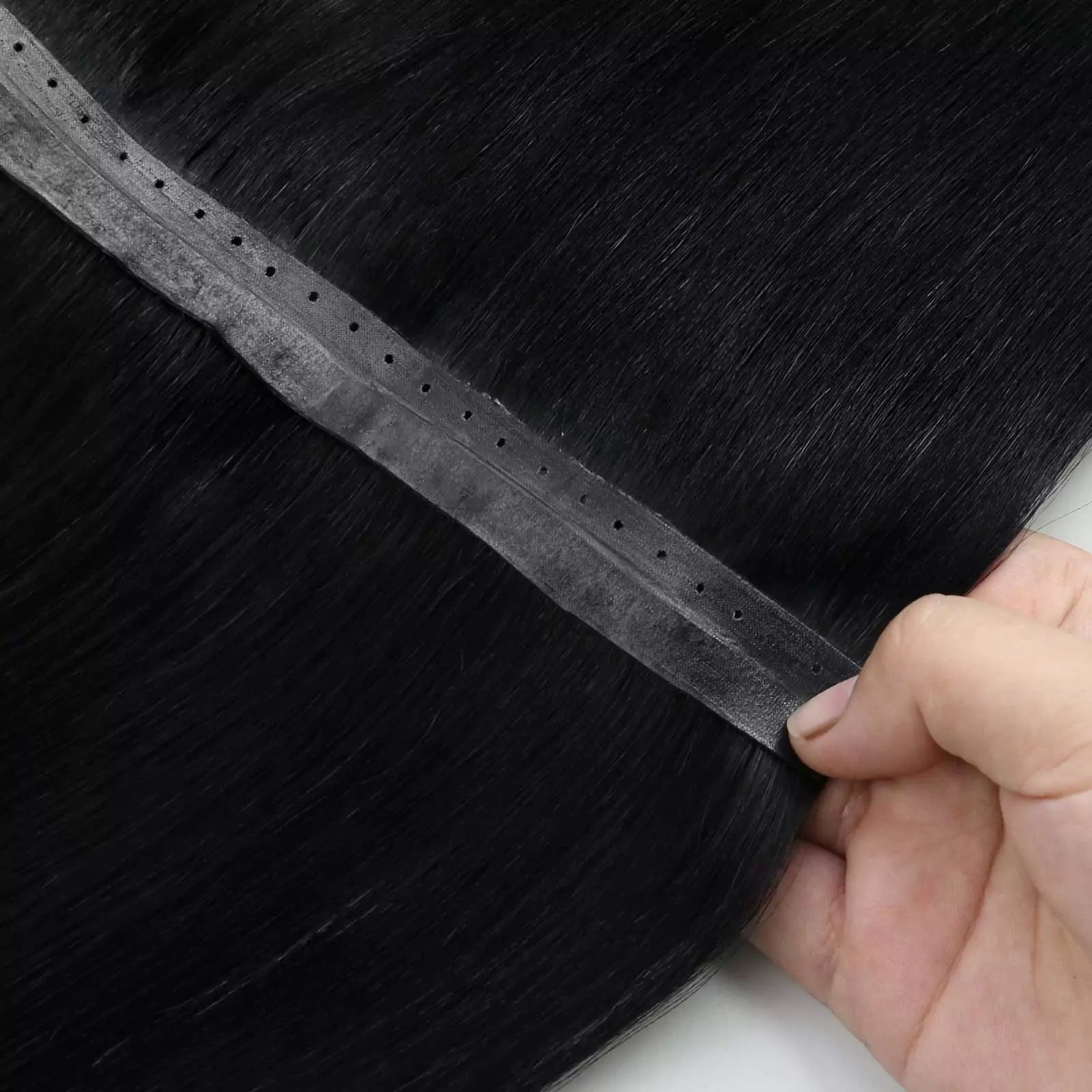 silk weft hair extensions virgin human hair