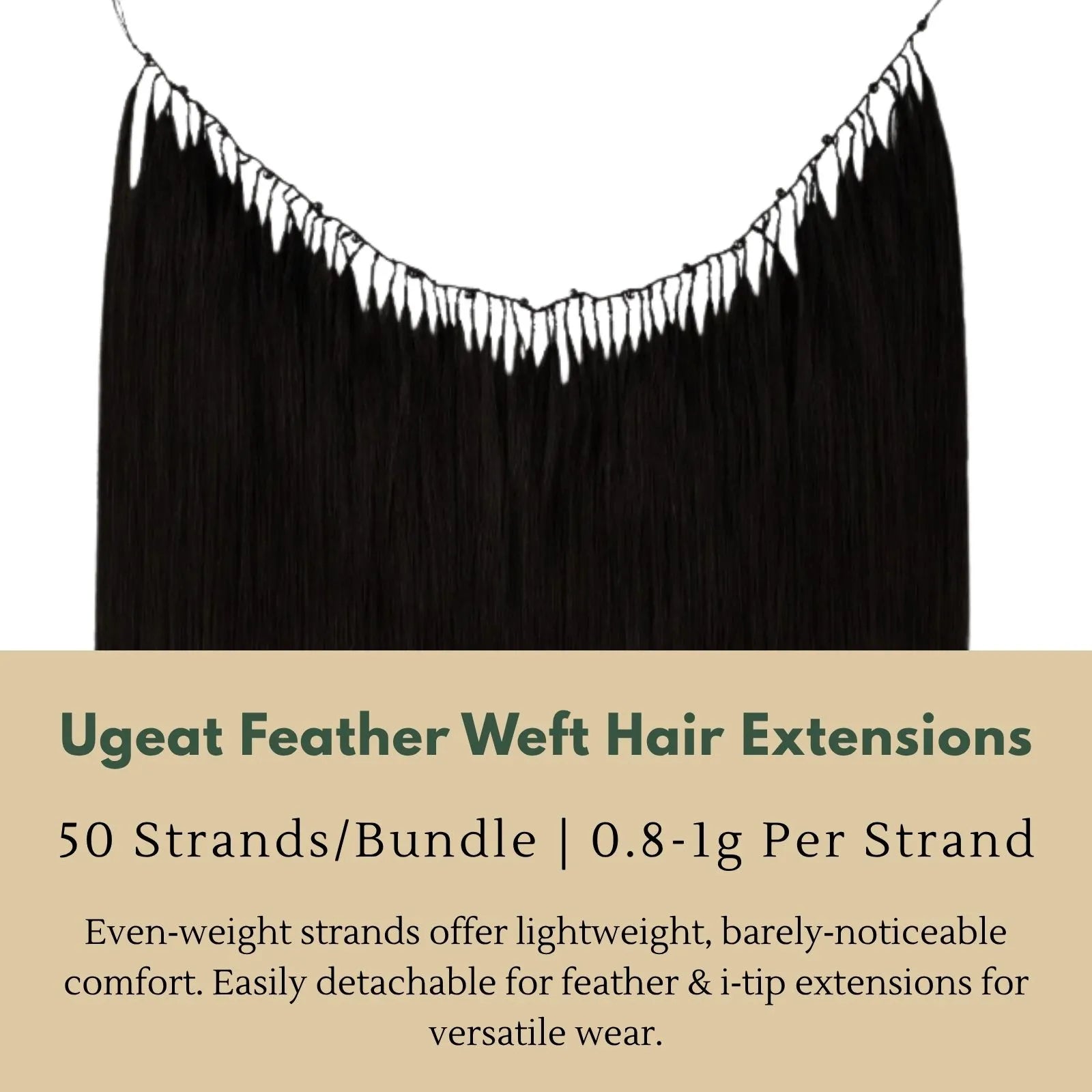 [Pre-Sale]Feather Weft Hair Extensions Virgin Feather In Human Hair Dark Brown #2