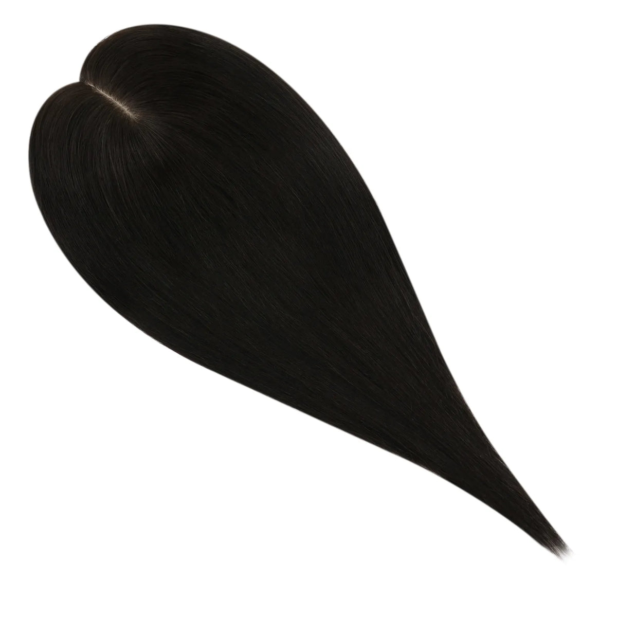 fishnet human hair topper black hair for women