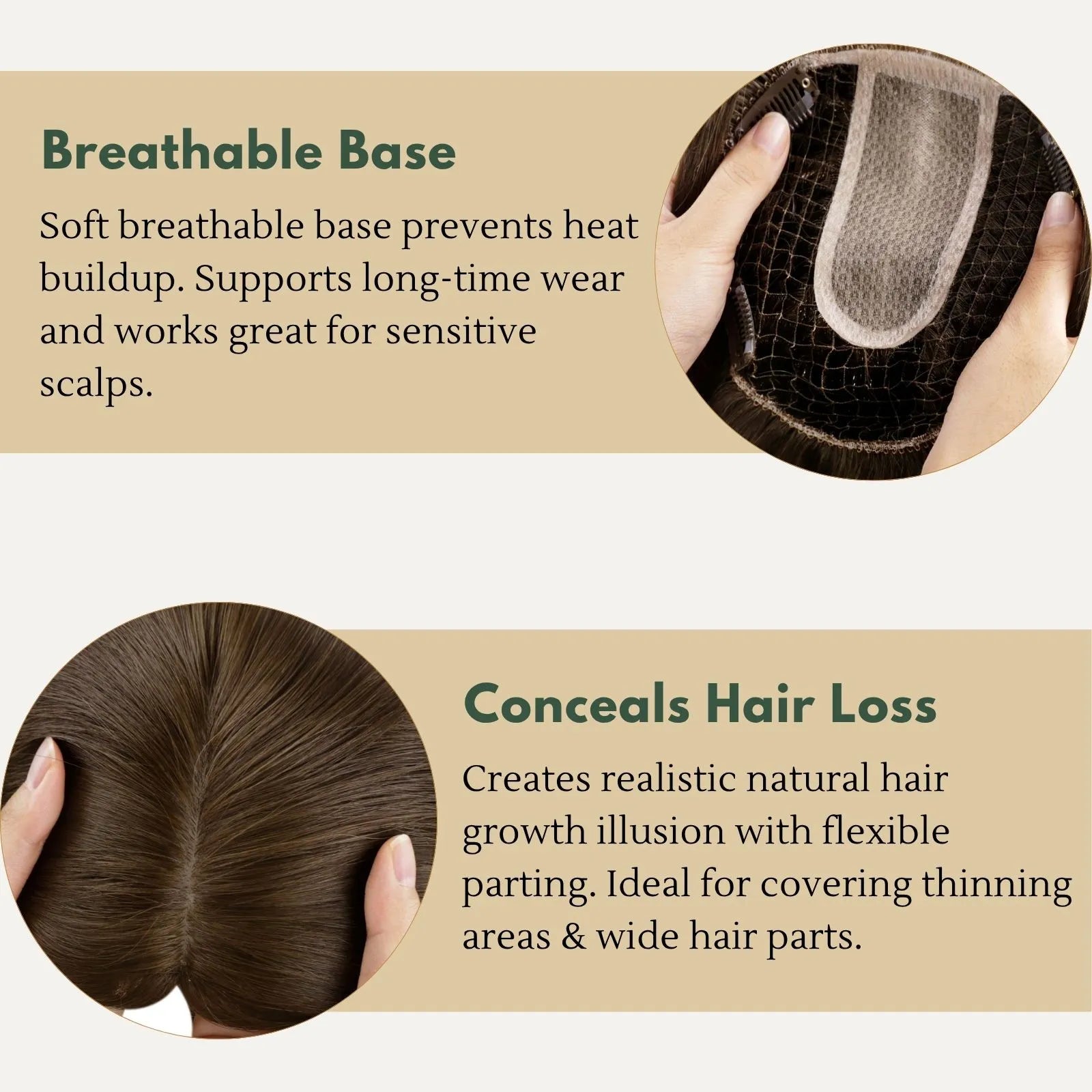 fishnet human hair topper virgin human hair for women