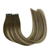 full cuticle virgin hair extensions tape ins #4/8/27/4