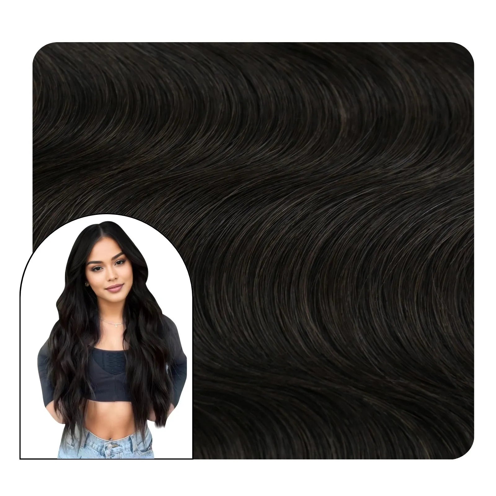 black wave hair extensions virgin human hair