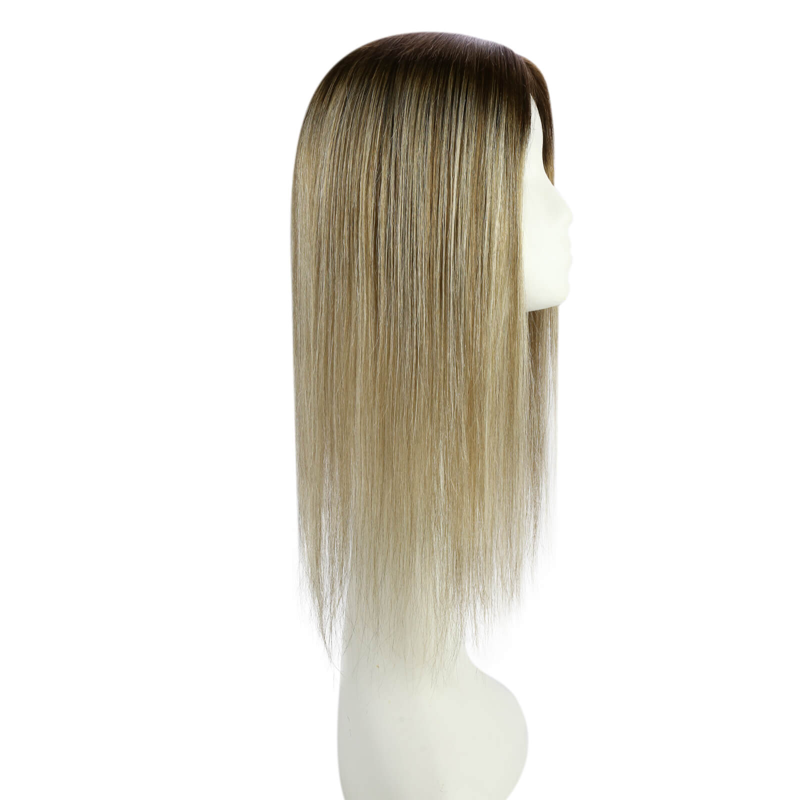 blonde hairbuns hairpiece 100% human hair topper