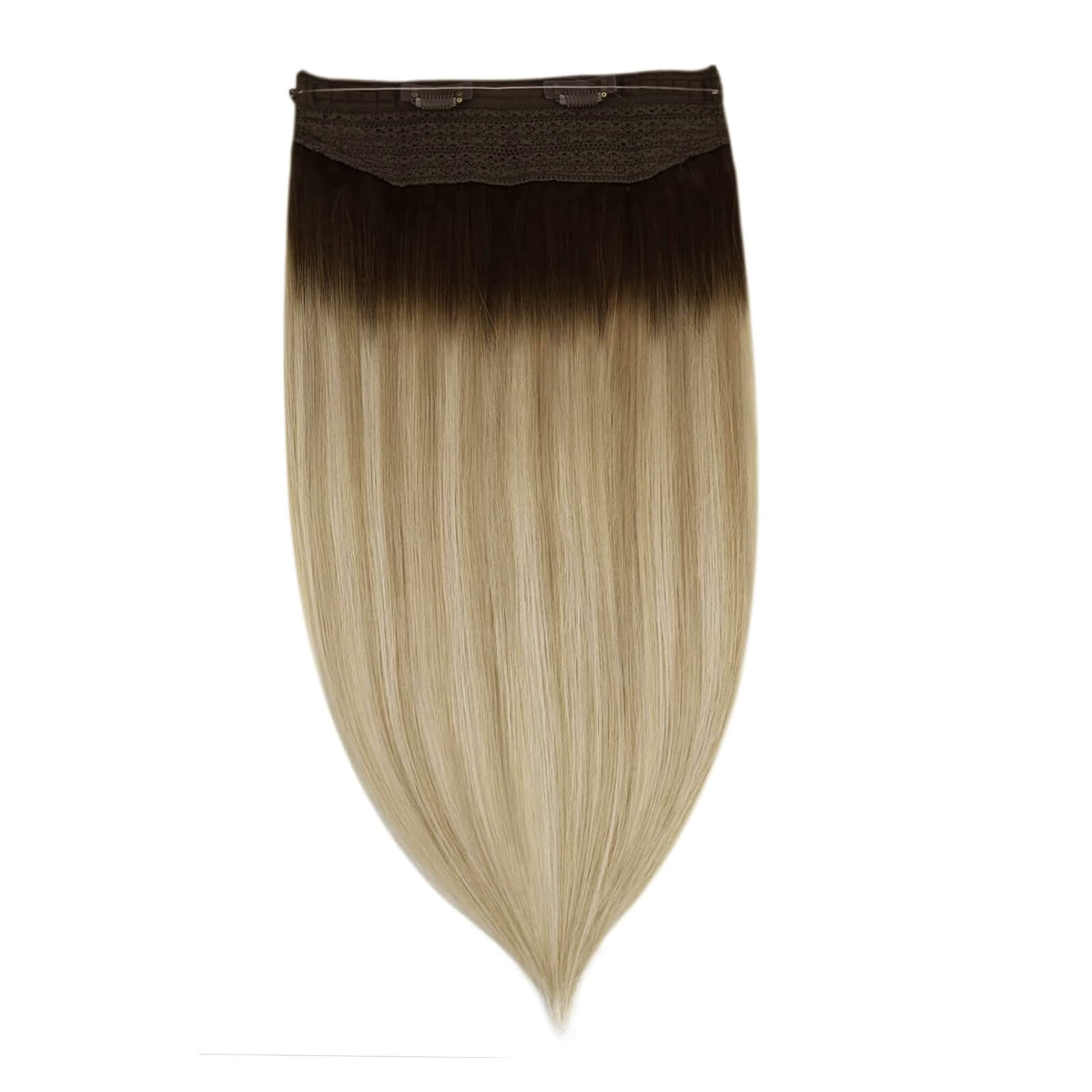 Light Blonde Wire Hair Extension with Clips 100g Human Hair Extension