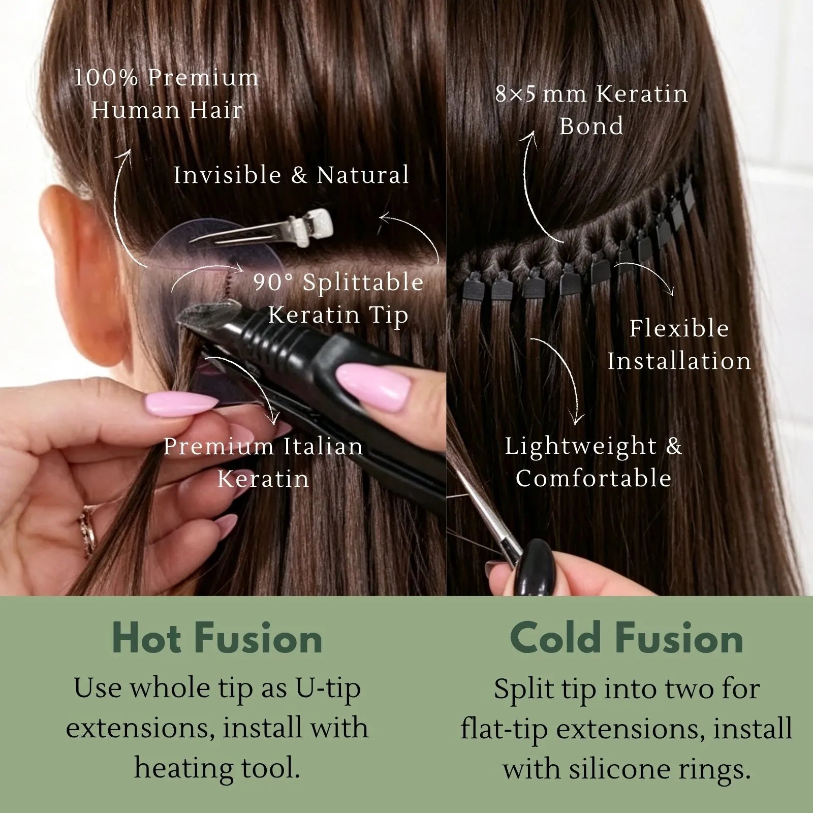 how to apply ktip hair extensions