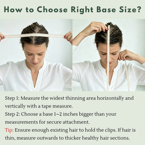 how to choose hair topper