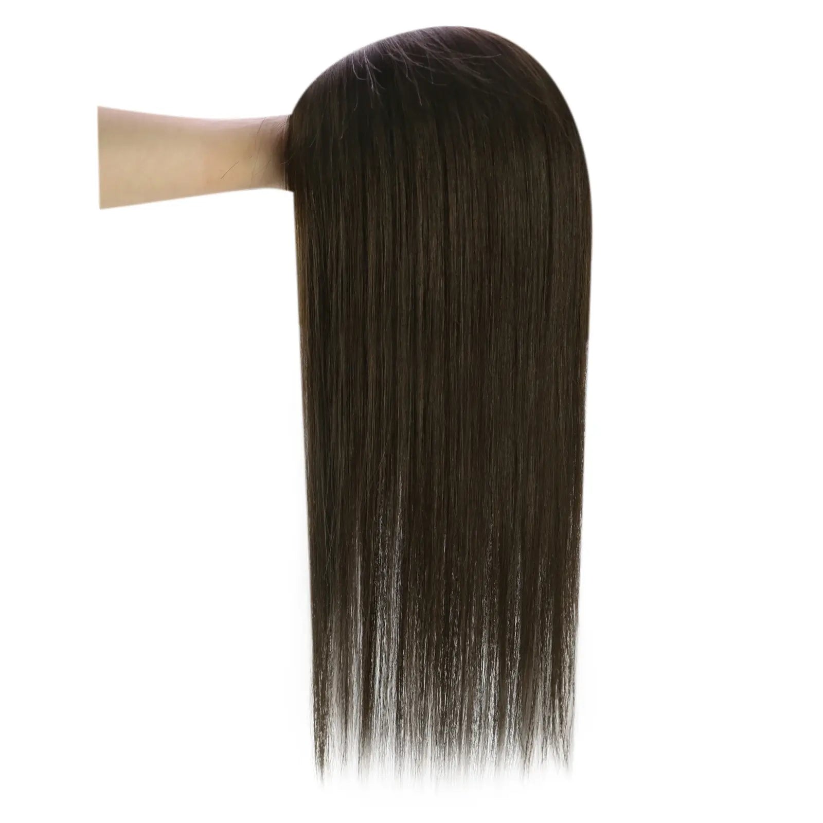 human hair topper invisible secret hairpieces for thin hair