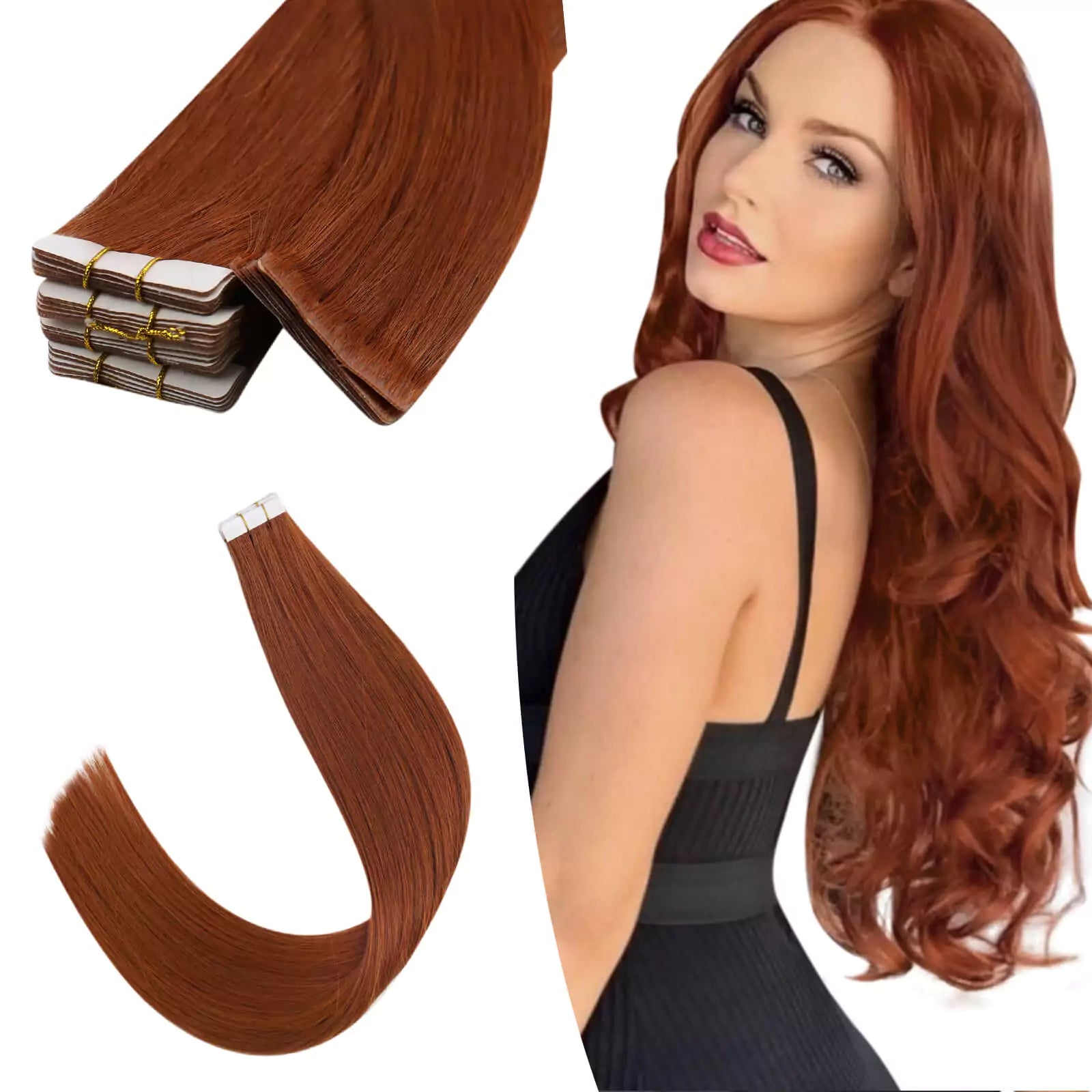 seamless tape in hair extensions for salon