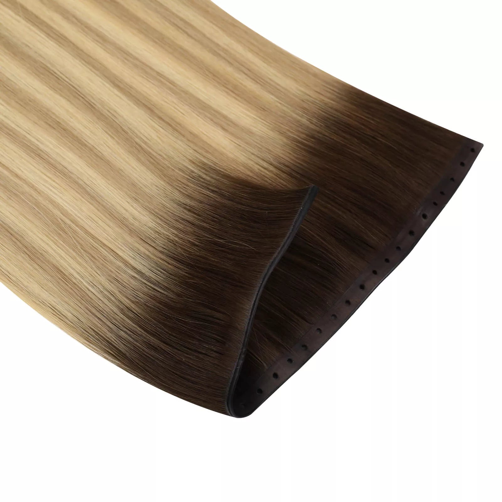 injection PU hole weft hair extensions for women