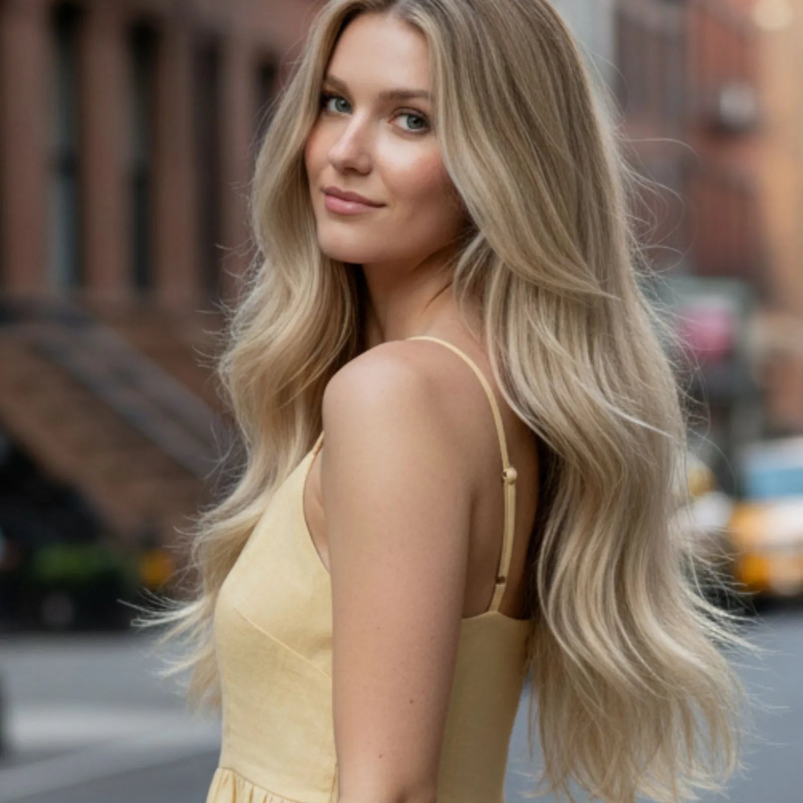 seamless tape in weft hair extensions