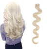injection tape in hair extensions blonde hair