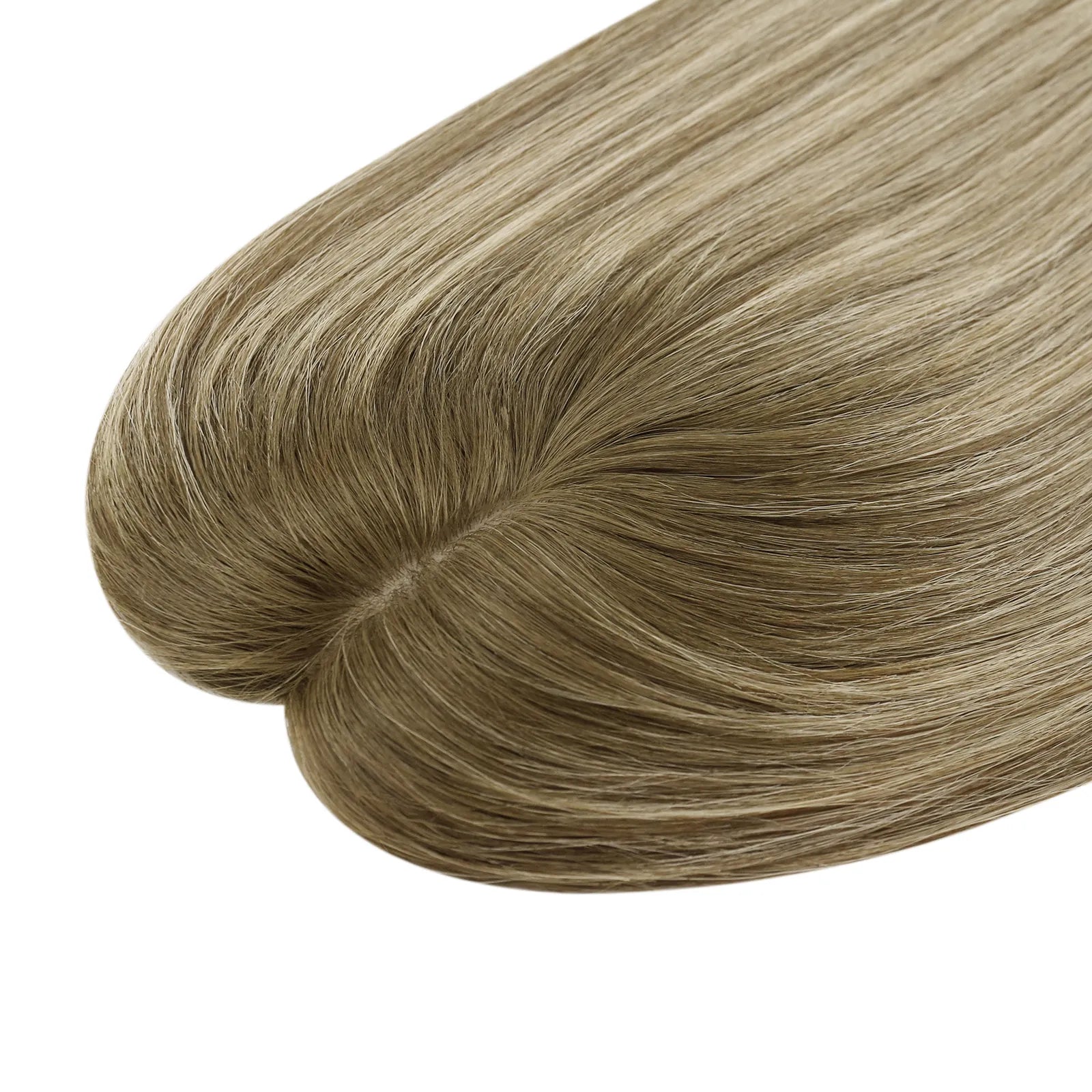 fishnet base human hair topper for women
