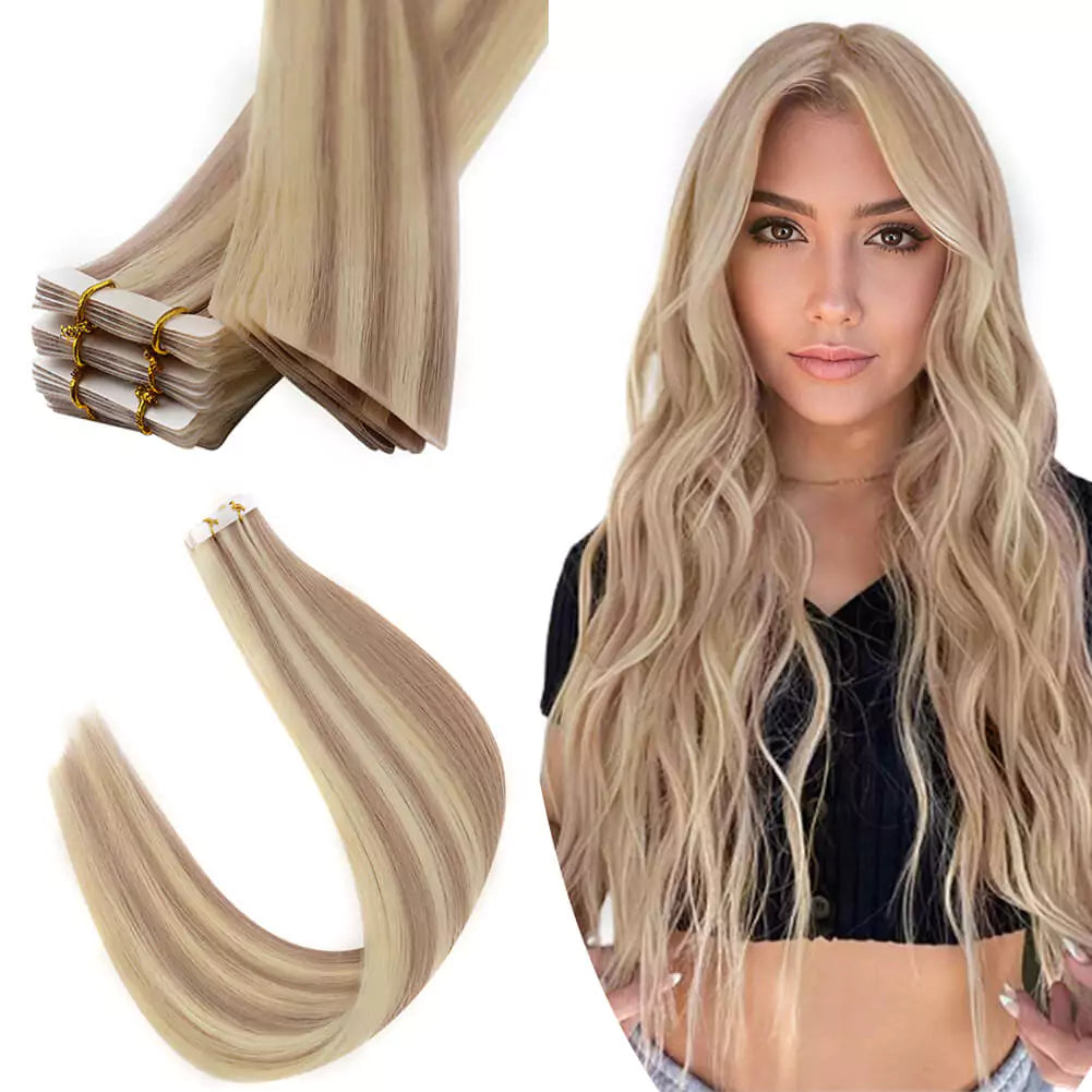 best tape in hair extensions real human hair