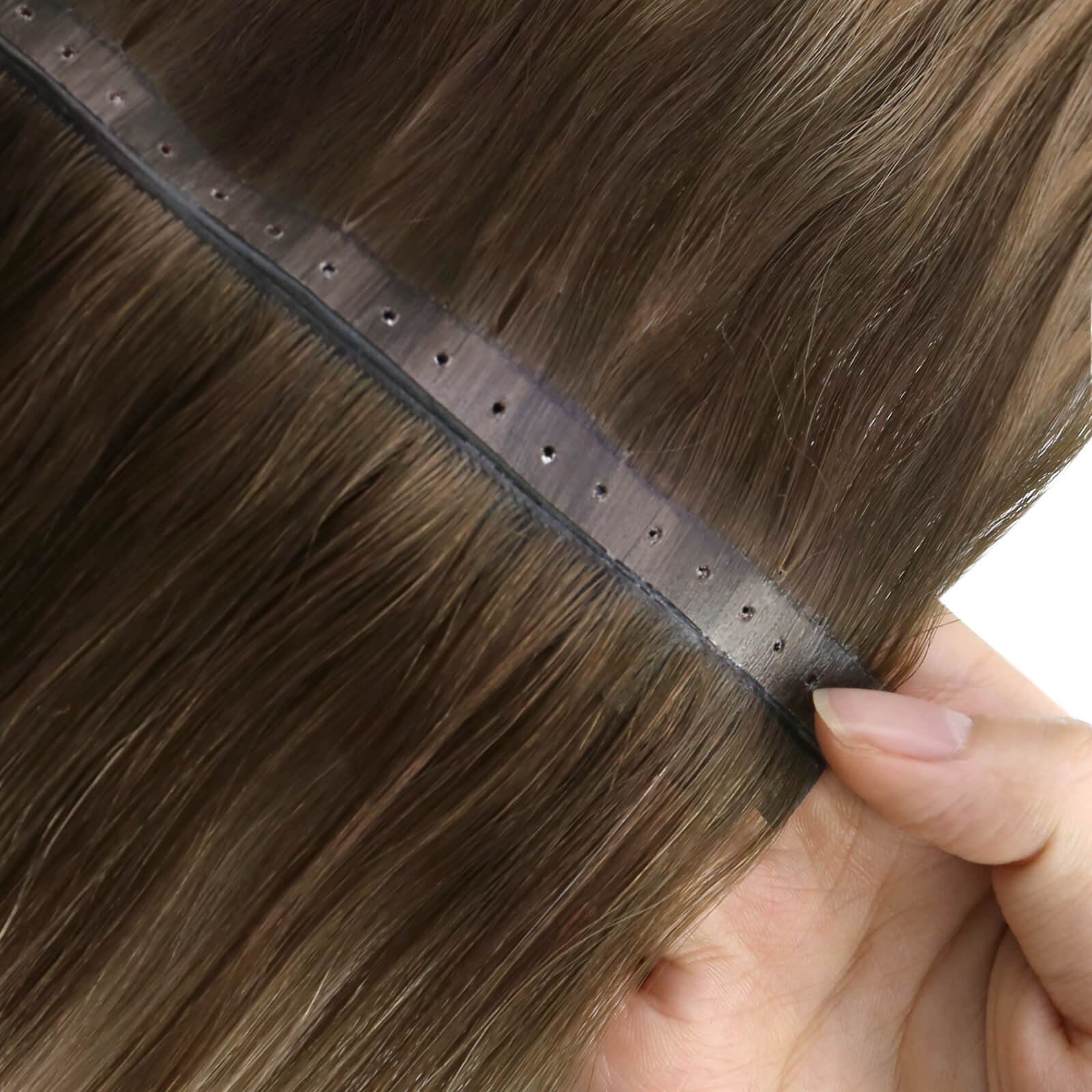 balayage injection hole weft extensions human hair